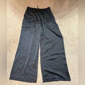 SAMSOE Black Wide Leg Pants